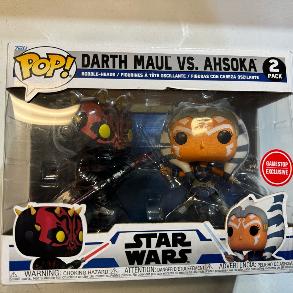 ⚔️🛡️ Pop! star Wars: Darth Maul vs Ahsoka Pop🔮